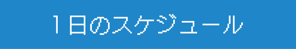1日のスケジュール